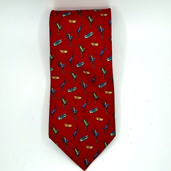 Brooks Brothers Other - Brooks Brothers Makers 100% Silk tie - dragonflies, crickets and more!